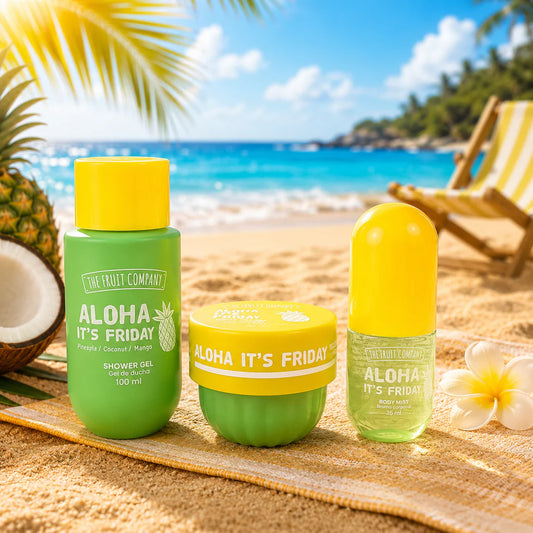 🌺 Travel Bag The Fruit Company – Aloha It’s Friday ☀️ Vanille • Ananas • Coco