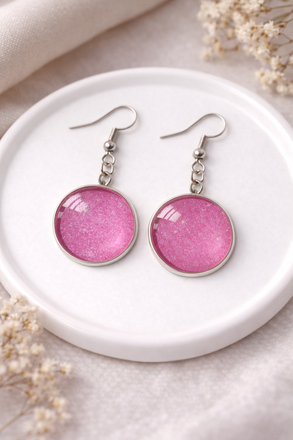 Boucle d'oreille ronde