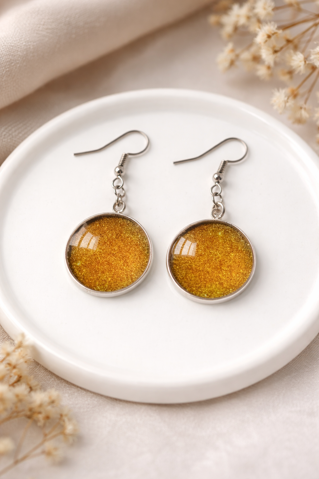 Boucle d'oreille ronde