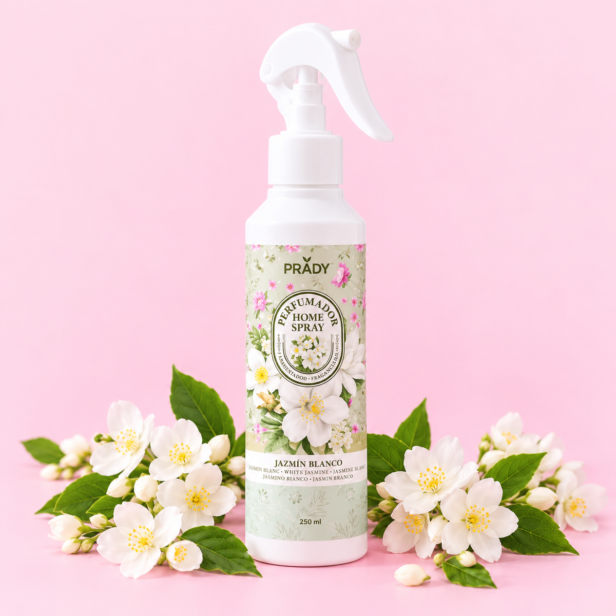 Spray ambiance maison et tissu Jasmin blanc 220 ml