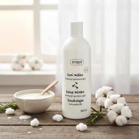🐐🥛 Gel Douche Crème au Lait de Chèvre Ziaja 500 ml – Douceur & Nutrition Intense 🥛🐐