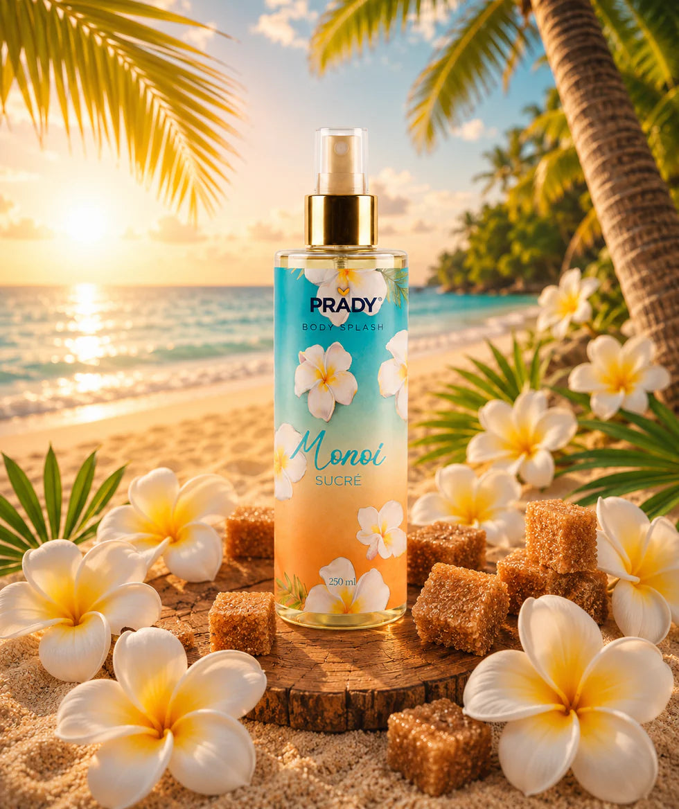 🌺 Brume Corps & Cheveux Monoï Sucré Prady – 250 ml