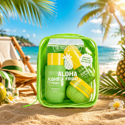 🌺 Travel Bag The Fruit Company – Aloha It’s Friday ☀️ Vanille • Ananas • Coco