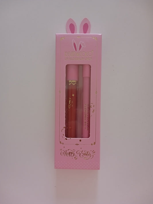 Lip gloss avec son crayon à lévres