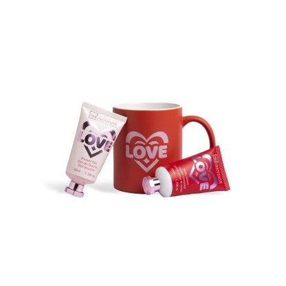 Coffret bain avec tasse Love