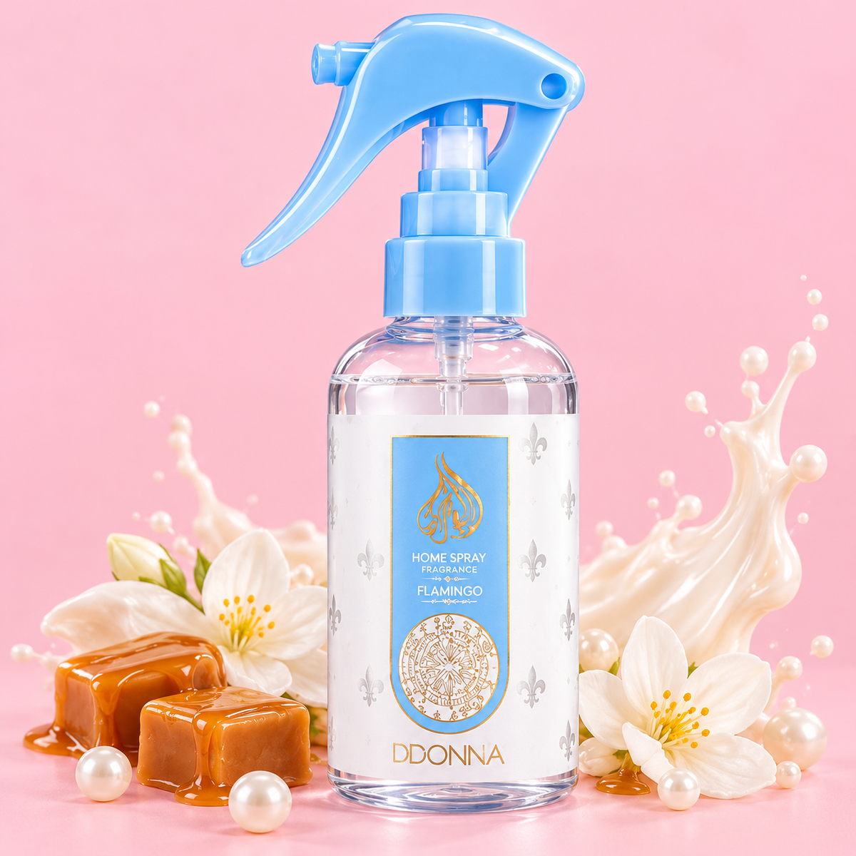 🤍 Home Spray D’Donna Bianco Latte – Spray d’Ambiance & Textile 120 ml
