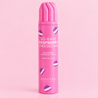 Mousse de Douche Fouettée No Bake Raspberry Cheesecake – Biovène Barcelona – 250 ml