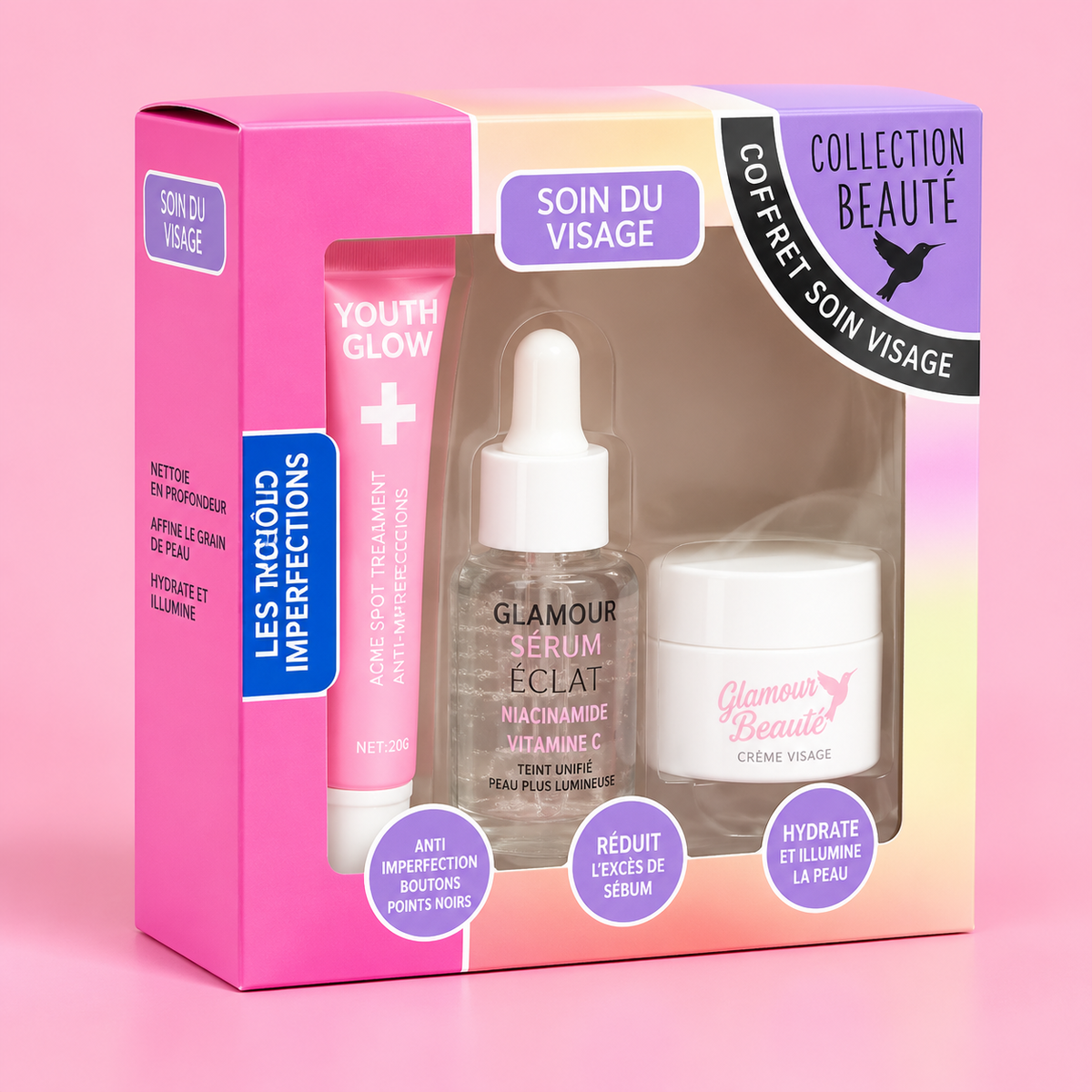 Kit Essentiel de Voyage Skin Care Acide Hyaluronique