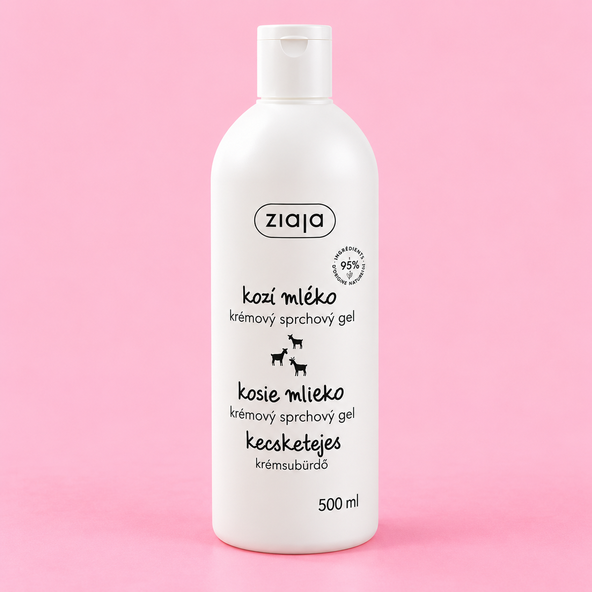 🐐🥛 Gel Douche Crème au Lait de Chèvre Ziaja 500 ml – Douceur & Nutrition Intense 🥛🐐