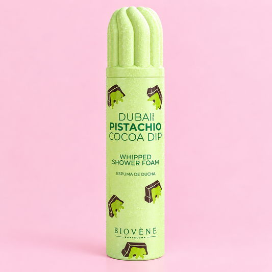Mousse de Douche Fouettée Dubai Pistachio Cocoa – Biovène Barcelona – 250 ml