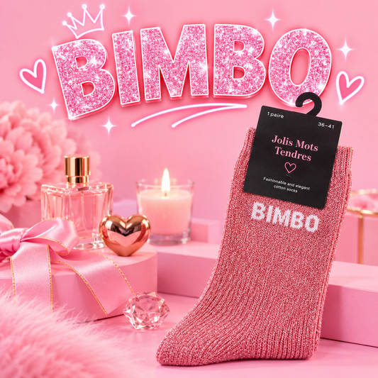 Chaussettes "Bimbo" Roses –