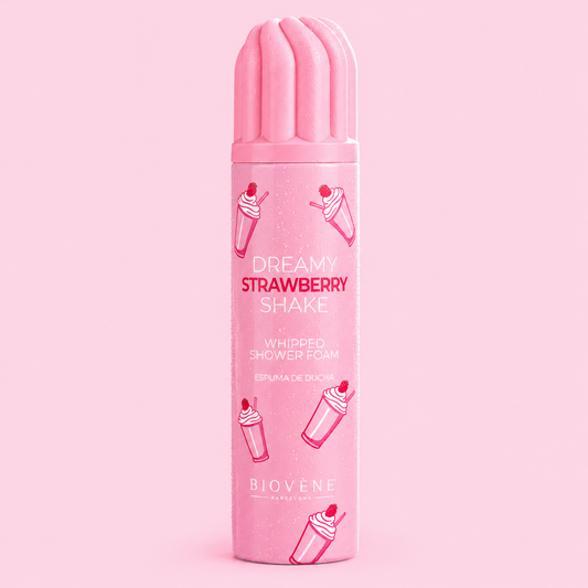 Mousse de Douche Fouettée Dreamy Strawberry Shake – Biovène Barcelona – 250 ml