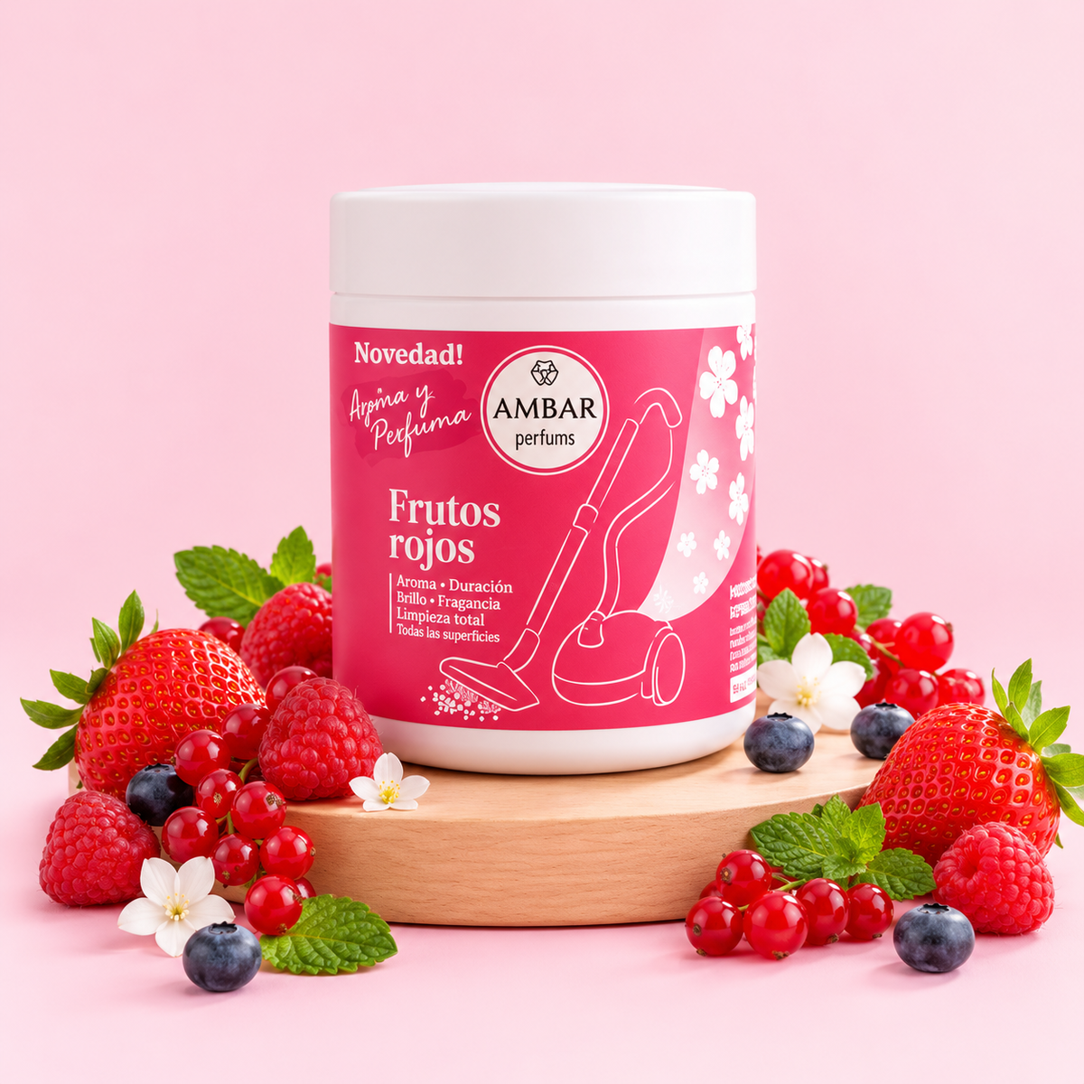 Pastilles Aspirateur Diffuseur de Parfum " Fruits Rouges"