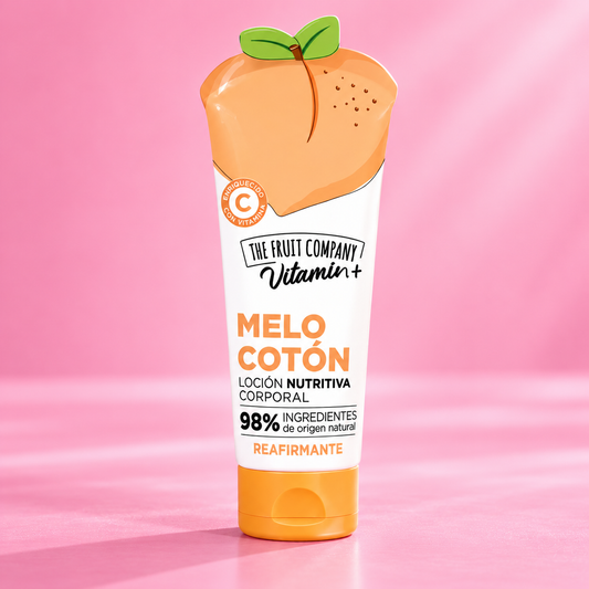 Lotion pour le corps à la pêche raffermissante nutritive Vitamine+ 200 ml
