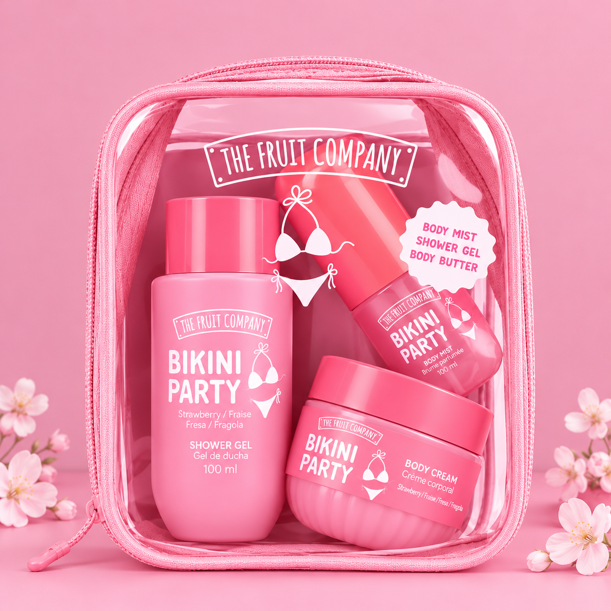 👙 Travel Bag The Fruit Company – Bikini Party 🍓 Fraise • Pomme • Sucre.