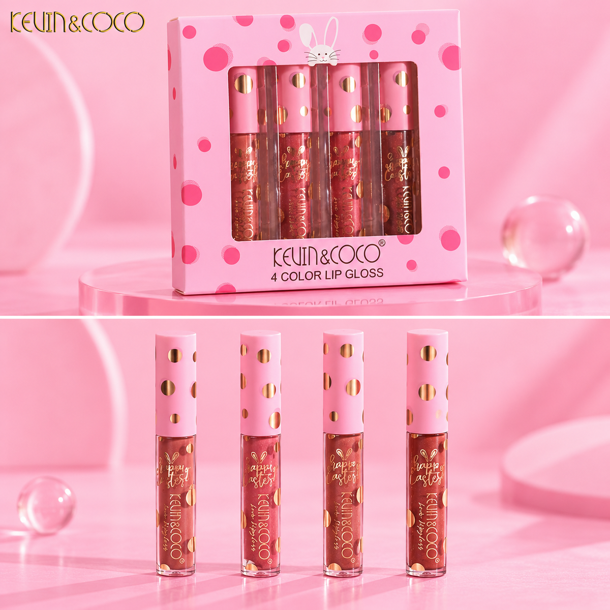Coffrets de gloss Rabbit Kevin & Coco
