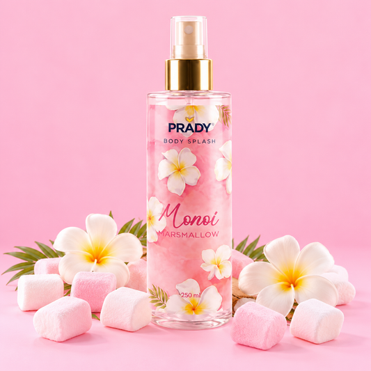 🍬🌺 Brume Corps & Cheveux Monoï Marshmallow Prady