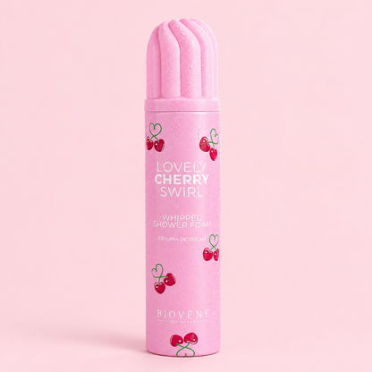 Mousse de Douche Fouettée Lovely Cherry Swirl – Biovène Barcelona – 250 ml