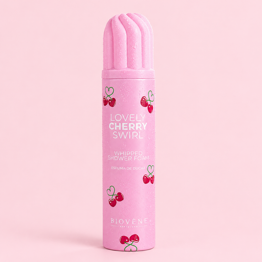 Mousse de Douche Fouettée Lovely Cherry Swirl – Biovène Barcelona – 250 ml