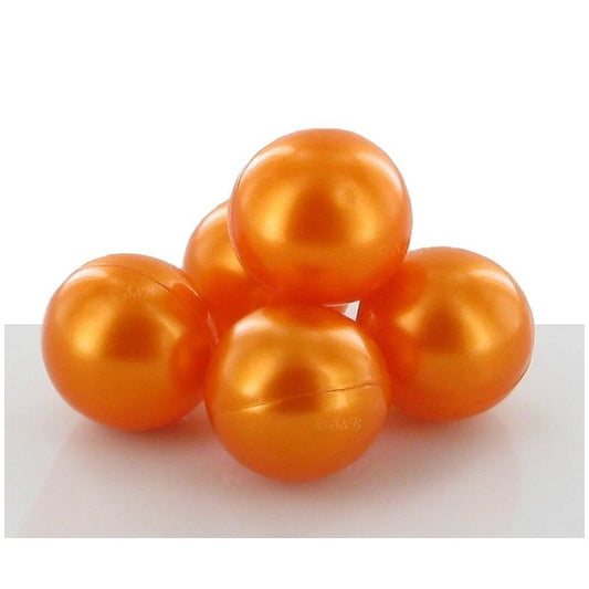 Perle de bain Rond - orange nacré parfum Monoï