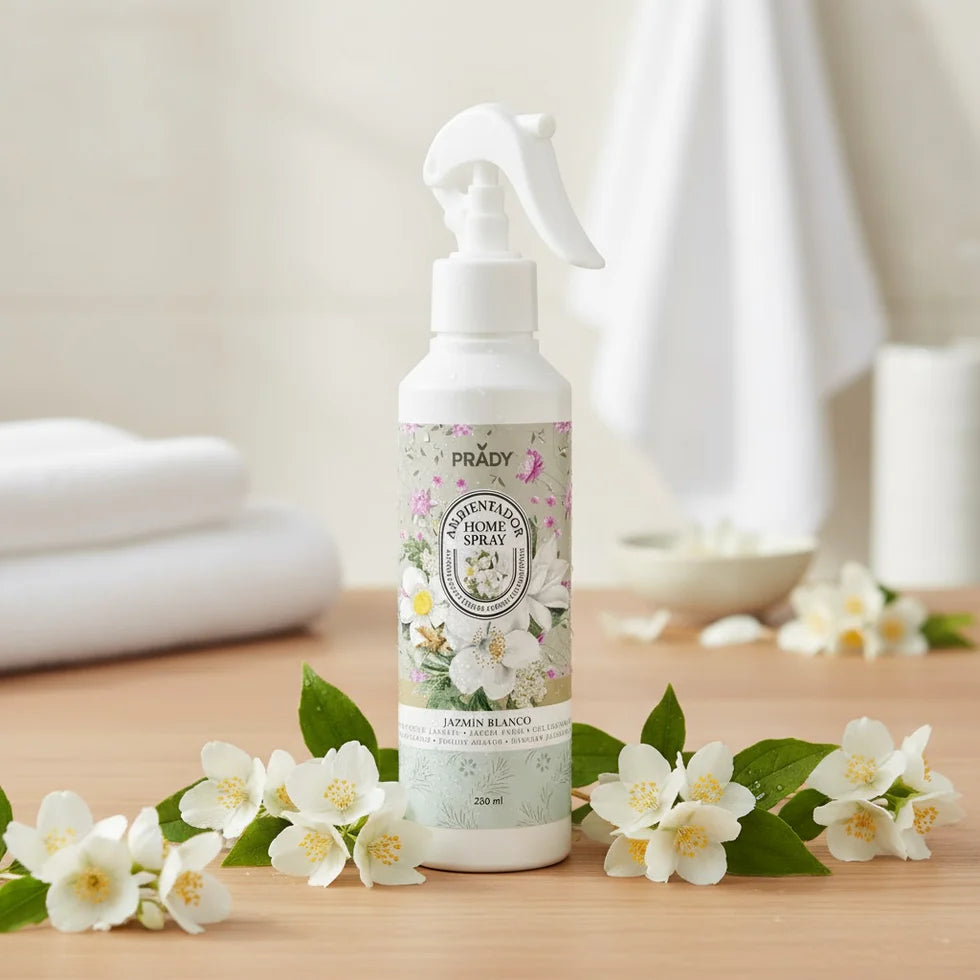 Spray ambiance maison et tissu Jasmin blanc 220 ml